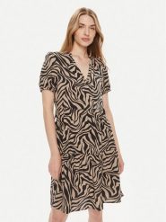 ONLY Sukienka letnia Nova 15222215 Czarny Regular Fit. Czarne sukienki damskie Only, na lato, xs, bez wzorów, z wiskozy, bez kołnierzyka, bez ramiączek. Za 99.99 zł.