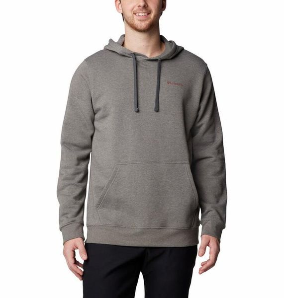 COLUMBIA Bluza męska Columbia Trek Graphic Hoodie charcoal heather-L. Czerwone bluzy z kapturem męskie Columbia, l, z bawełny. Za 172.10 zł.
