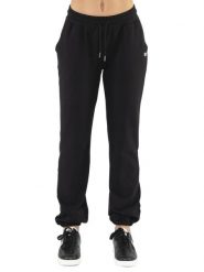 Spodnie dresowe z bawełna z kieszenie na trening. Czarne spodnie sportowe damskie LEONE 1947 APPAREL, xl, z bawełny, na fitness i siłownię. Za 248.39 zł.