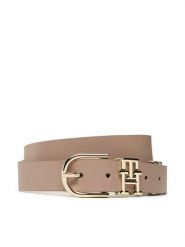 Tommy Hilfiger Pasek Damski Th Lux 3.0 Rev AW0AW14246 Beżowy. Brązowe paski damskie Tommy Hilfiger, bez wzorów, ze skóry. Za 339.99 zł.