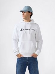 Champion Bluza w kolorze białym rozmiar: S. Białe bluzy z kapturem damskie CHAMPION, s, z bawełny. Za 122.09 zł.