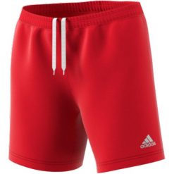 Spodenki damskie adidas Entrada 22. Białe szorty damskie Adidas, bez wzorów, sportowe. Za 53.00 zł.