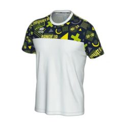 Koszulka Errea Manolo. Białe t-shirty sportowe męskie ERREA, m, z materiału, bez ramiączek, do piłki nożnej. Za 218.80 zł.