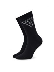 Guess Skarpety długie Z2RZ00 ZZ00I Czarny. Czarne skarpetki męskie Guess, z aplikacjami, z bawełny. Za 59.99 zł.