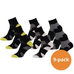 Skarpety kolarskie Xtreme Quarter, 9 par, Multi Czarne. Czarne skarpetki damskie XTREME SOCKSWEAR, bez wzorów. Za 190.99 zł.
