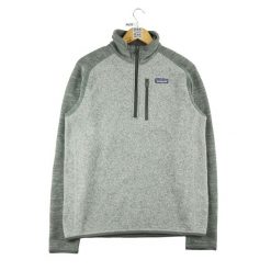 Second life - Lepszy Sweter Męski Polarowy Pulower - Jak nowy. Szare swetry męskie Patagonia, m, bez wzorów, z polaru, bez kołnierzyka. Za 253.76 zł.