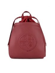 Beverly Hills Polo Club Plecak BHPC-K-041-06 Czerwony. Czerwone plecaki damskie Beverly Hills Polo Club, bez wzorów, z materiału. Za 104.99 zł.