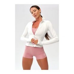 Damska bluza sportowa treningowa Rough Radical Zoya Zip. Białe bluzy sportowe damskie ROUGH RADICAL, bez wzorów, bez ramiączek, bez kaptura. Za 179.90 zł.