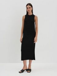 Someday. Sukienka w kolorze czarnym rozmiar: 38. Czarne sukienki damskie Someday, na co dzień, bez wzorów, bez kołnierzyka, bez ramiączek, maxi, proste. Za 195.99 zł.