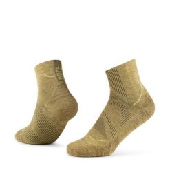 Skarpety biegowe Buff Dryflx Quarter Sock DQ. Zielone skarpetki damskie Buff, bez wzorów. Za 108.89 zł.
