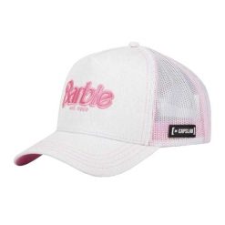 Damska Czapka Z Daszkiem Barbie. Białe czapki z daszkiem damskie CapsLab, bez wzorów. Za 206.99 zł.