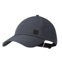Czapka z daszkiem Summit Cap Ash UPF50. Szare czapki męskie Buff, bez wzorów, z elastanu, klasyczne. Za 119.99 zł.