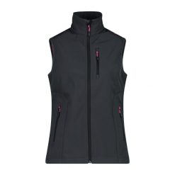 Damska kurtka softshellowa bez rękawów CMP. Czarne kurtki damskie CMP, xs, bez wzorów, bez kaptura. Za 304.50 zł.