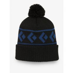 Czapka zimowa Black Diamond Tom Pom Beanie - black. Czarne czapki męskie Black Diamond, na zimę, bez wzorów, sportowe. Za 125.99 zł.