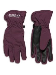 COLD Rękawiczki softshellowe w kolorze fioletowym rozmiar: 104/110. Różowe rękawiczki dziecięce COLD, z materiału, bez ramiączek. Za 79.96 zł.