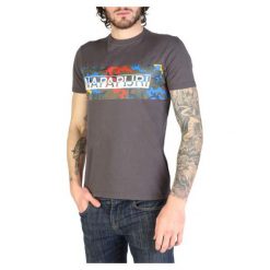 Napapijri Koszulka T-shirt SALKA_N0YIHB. T-shirty męskie Napapijri, na lato, l, bez wzorów, z bawełny, bez kołnierzyka. Za 135.00 zł.