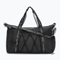 Torba treningowa Cardio Bunny HCB-525 black. Czarne torby męskie na ramię Cardio Bunny, bez wzorów, z materiału, na ramię. Za 79.99 zł.