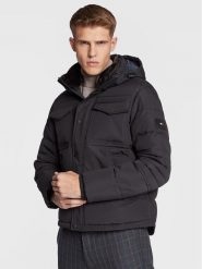 Tommy Hilfiger Kurtka zimowa Utility MW0MW27702 Czarny Regular Fit. Czarne kurtki męskie Tommy Hilfiger, na zimę, m, bez wzorów, z syntetyku, bez kaptura. Za 1,499.00 zł.