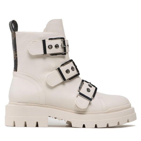 Botki Guess. Botki damskie Guess, bez obcasa, na płaskiej podeszwie, bez zapięcia. Za 509.99 zł.