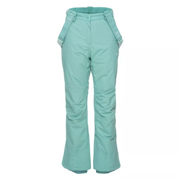 Spodnie narciarskie damskie Hi-Tec Lady Darin - miętowe, Rozmiar L. Zielone spodnie materiałowe damskie Hi-tec, bez wzorów, z nylonu, sportowe. Za 192.99 zł.