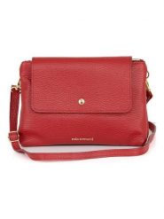 Mia Tomazzi Skórzana torebka "Bardolino" w kolorze czerwonym - 28 x 19 x 13 cm rozmiar: onesize. Czerwone torebki klasyczne damskie Mia Tomazzi, bez wzorów, z materiału, bez dodatków. Za 217.99 zł.