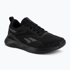 Buty treningowe męskie Reebok Nanoflex Tr 2. Czarne buty fitness męskie Reebok, na fitness i siłownię. Za 329.99 zł.