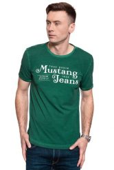MĘSKI T-SHIRT MUSTANG ALEX C PRINT CPD 1009040 6440. T-shirty męskie Mustang, m, bez wzorów, bez kołnierzyka. W wyprzedaży za 39.99 zł.