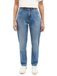 Mustang Dżinsy "Brooks" - Relaxed Slim fit - w kolorze niebieskim rozmiar: W28/L32. Niebieskie jeansy damskie Mustang. Za 100.99 zł.