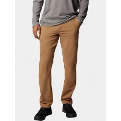 Spodnie Turystyczne Męskie Columbia Sage Peak. Brązowe spodnie materiałowe męskie Columbia, bez wzorów, sportowe. W wyprzedaży za 339.15 zł.