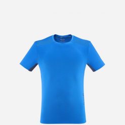 Koszulka do biegania męska Millet Intense Pro Light Ts Ss M active fit. Niebieskie t-shirty sportowe męskie Millet, m, bez ramiączek, do biegania. Za 320.00 zł.