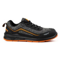 Buty męskie sportowe Lekkie URGENT 225/S1 Sra czarne. Czarne buty sportowe na co dzień męskie z materiału, bez zapięcia. Za 212.42 zł.