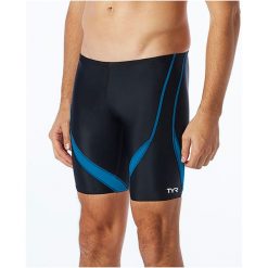 Spodenki pływackie kąpielówki męskie TYR Alliance Jammer Swimsuit. Czarne kąpielówki męskie TYR, m, bez wzorów, do pływania. Za 229.99 zł.