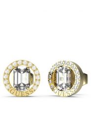 Guess Kolczyki JUBE04 654JW Złoty. Żółte kolczyki damskie Guess, metalowe. Za 199.99 zł.