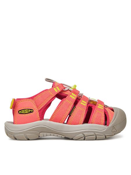 Keen Sandały Newport Boundless 1030190 Koralowy. Pomarańczowe sandały dziewczęce Keen, z materiału, bez zapięcia. Za 199.99 zł.