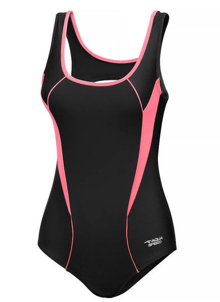 Strój pływacki damski jednoczęściowy Aqua Speed Kate. Czarne stroje jednoczęściowe damskie Aqua-Speed, bez wzorów. Za 139.90 zł.