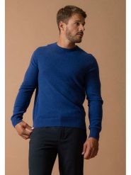 Perfect Cashmere Kaszmirowy sweter "Blake" w kolorze niebieskim rozmiar: XL. Niebieskie swetry męskie Perfect Cashmere, xl, bez wzorów, z kaszmiru, bez kołnierzyka. Za 413.99 zł.