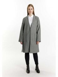 Schmuddelwedda Płaszcz przejściowy w kolorze szarym rozmiar: M. Szare płaszcze damskie Schmuddelwedda, m, bez wzorów. Za 218.57 zł.