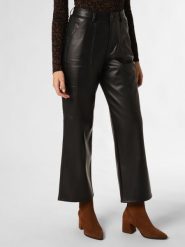 Tommy Jeans Spodnie Kobiety Sztuczna skóra czarny, 26-30. Czarne spodnie materiałowe damskie Tommy Jeans, bez wzorów, z jeansu, eleganckie. Za 429.95 zł.