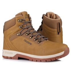 Buty do chodzenia męskie Kappa Dolomo. Brązowe buty sportowe na co dzień męskie Kappa, na zimę, bez zapięcia, trekkingowe. Za 147.00 zł.