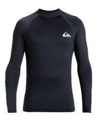 Koszulka surfingowa z długim rękawem UPF 50 dla Mężczyzn EVERYDAY Czarny. Niebieskie koszulki męskie z długim rękawem Quiksilver, m, z elastanu. Za 149.99 zł.