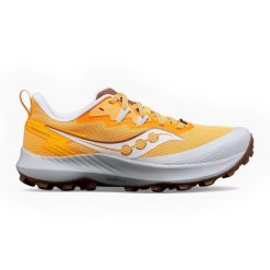 Buty trailowe damskie Saucony Peregrine 14. Brązowe obuwie do biegania damskie Saucony. Za 476.99 zł.
