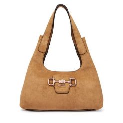 Torebka Guess. Brązowe torebki klasyczne damskie Guess, z aplikacjami, bez dodatków. Za 584.99 zł.