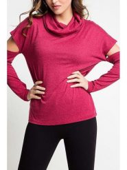 Milan Kiss Koszulka w kolorze różowym rozmiar: XL. Różowe t-shirty damskie Milan Kiss, xl, bez wzorów, bez kołnierzyka. Za 60.99 zł.