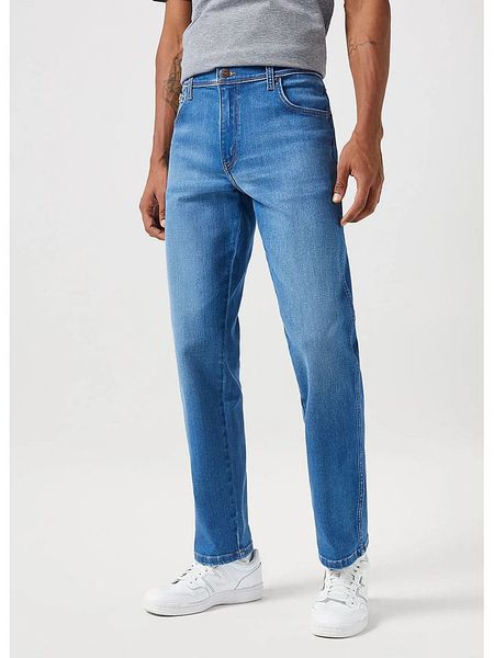 Wrangler Dżinsy - Regular fit - w kolorze niebieskim rozmiar: W31/L34. Niebieskie jeansy męskie Wrangler. Za 204.95 zł.