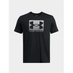 Koszulka sportowa męska Under Armour 1386793001. Czarne t-shirty sportowe męskie Under Armour, m, bez ramiączek. Za 119.00 zł.