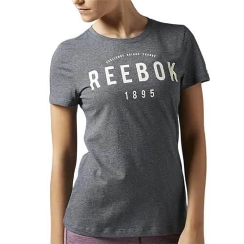 Koszulka sportowa damska Reebok BK6634. Szare bluzki sportowe damskie Reebok, l, bez wzorów, z dresówki, bez ramiączek. Za 125.00 zł.