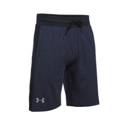 Krótka koszulka Under Armour Sportstyle Graphic. Niebieskie szorty męskie Under Armour, xs, z bawełny, na fitness i siłownię. Za 237.30 zł.