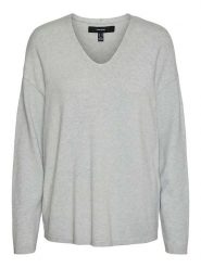 Vero Moda Sweter w kolorze szarym rozmiar: XS. Szare swetry klasyczne damskie Vero Moda, xs, bez kołnierzyka. Za 34.77 zł.
