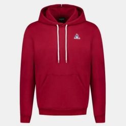 Bluza z kapturem Le Coq Sportif Essentiels N°1. Brązowe bluzy z kapturem męskie Le Coq Sportif, l, z materiału. Za 312.60 zł.