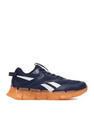 Reebok Sneakersy EO-ZIG N GLOW 3 ELASTIC LACE 100272213 Granatowy. Niebieskie buty sportowe chłopięce Reebok, bez wzorów, z materiału, bez zapięcia. Za 199.99 zł.